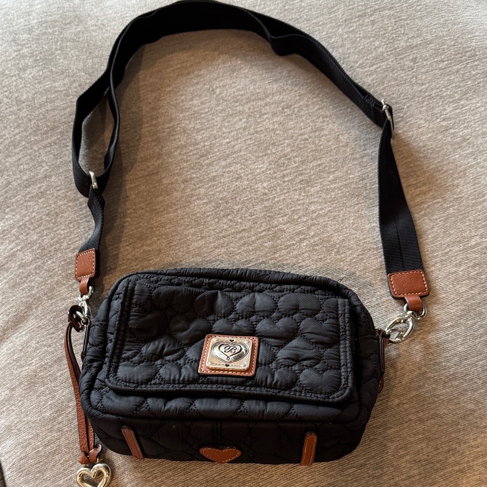 Black Quilted Crossbody Bag